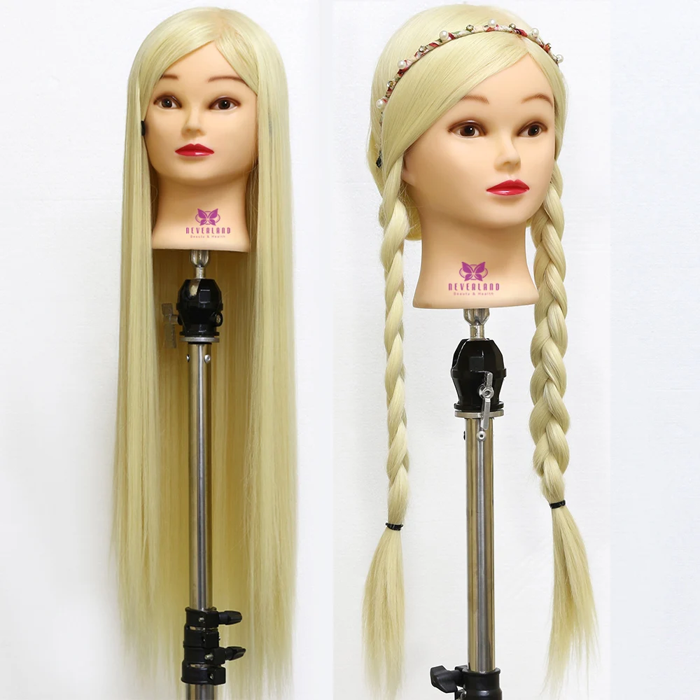 30 '❵ см локоны волос матовые волокна парик головы парикмахерские манекены