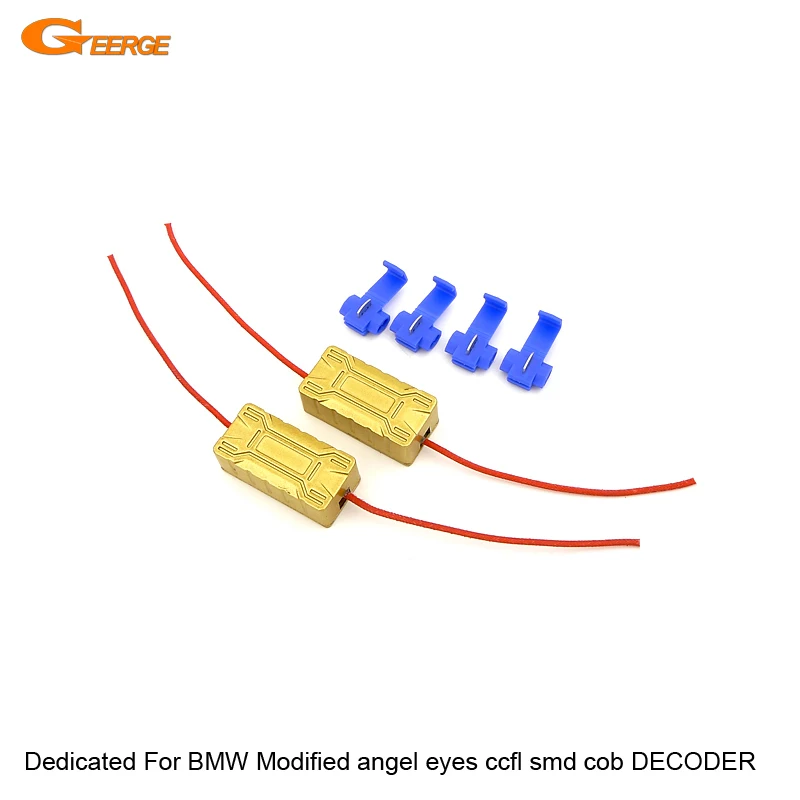 GEERGE предназначен для BMW модифицированный angel eyes ccfl led smd cob Canbus без ошибок декодер