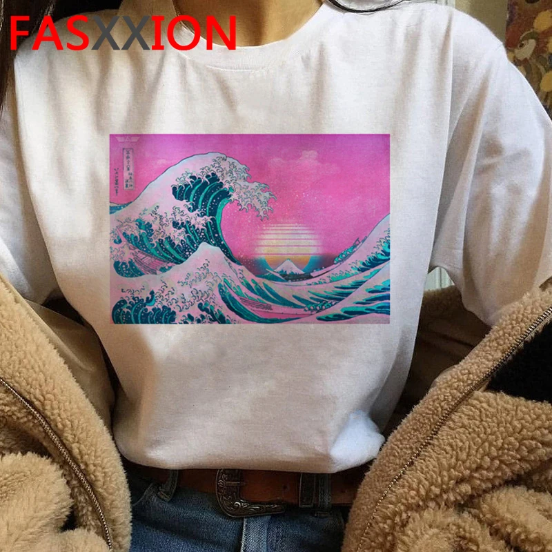 

Эстетика Vaporwave top tees women harajuku grunge tumblr top tees white t shirt