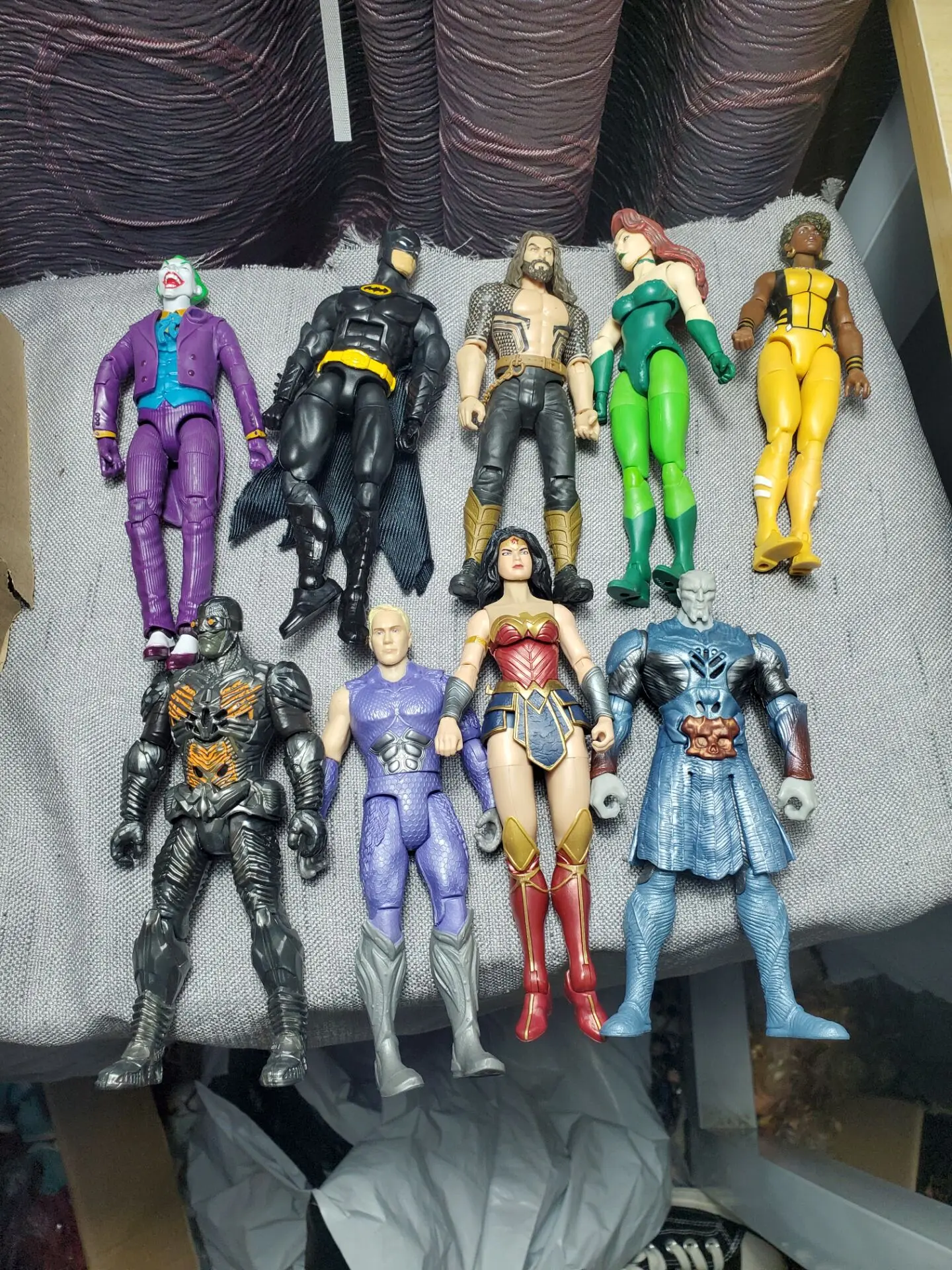 DC figma супергерой Человек-летучая мышь Джокер Зеленый Фонарь Aquaman робот 7 дюймов