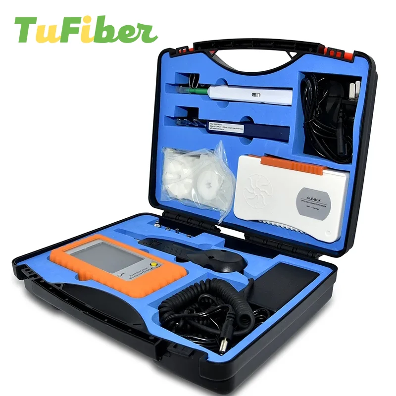 

Fiber Check & Clean Tool Case Fiber Optic Cleaning Kit With inspection Video microscope inspection probe 1.25/2.5 mm Cleaner Pen