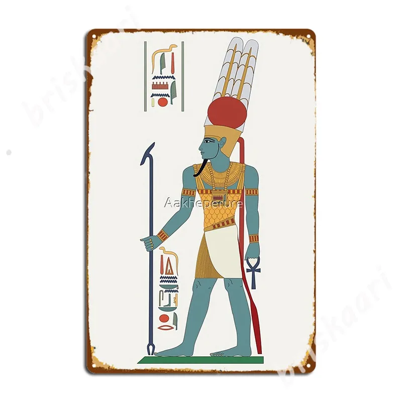 

Amun-Ra 19th Dynasty Metal Signs Club Bar Funny Wall Decor Club Party Tin sign Posters