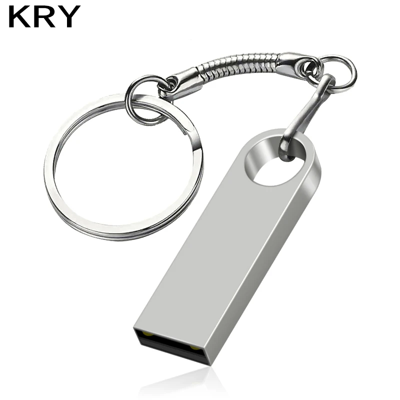 Новый USB флеш накопитель 128 Гб 64 ГБ 32 16 8 водонепроницаемый серебристый U диск Memoria
