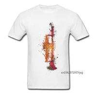 2021 sax trumpet music lovers tops t shirt for cheap retro tshirt homme short sleeve graphic t shirts