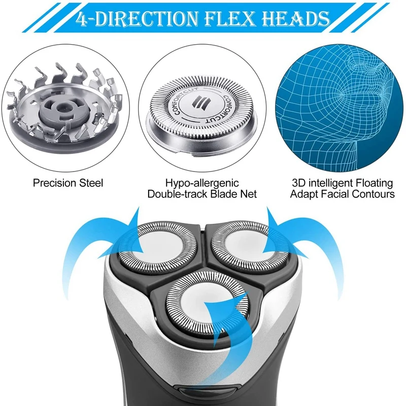 

6 Packs SH30 Replacement Head Shaver Replacement Heads Compatible for Electric Shaver Series 1000, 2000, 3000