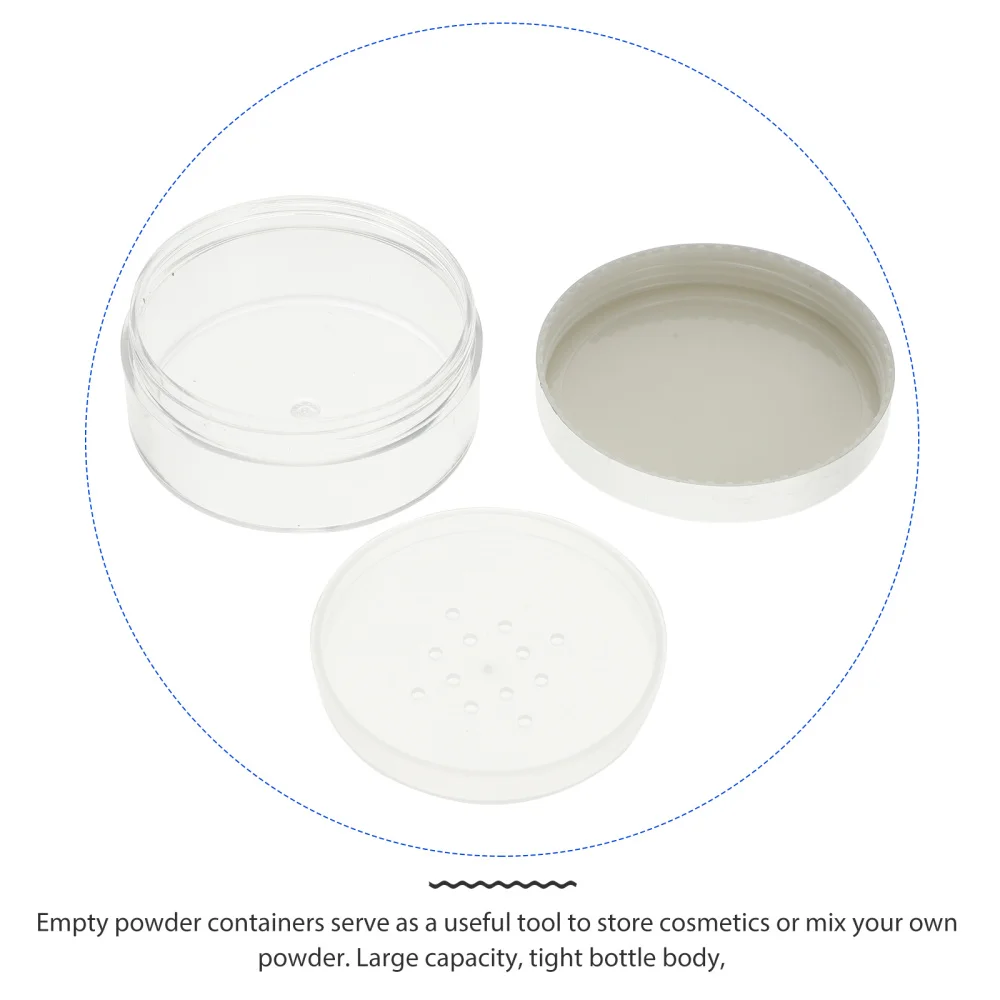 

10Pcs 30g Makeup Powder Boxes Loose Powder Containers with Separation Net