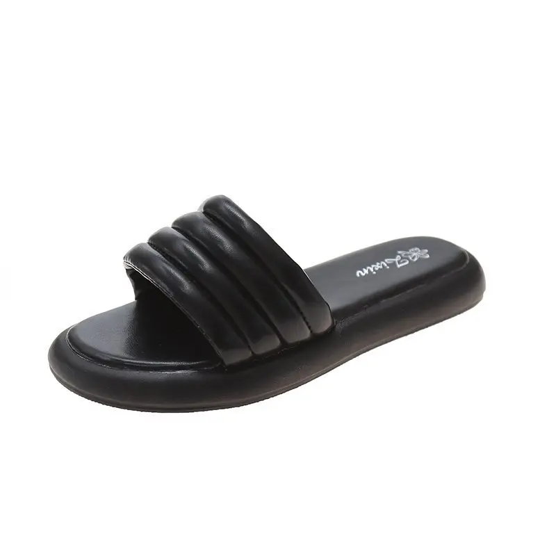

Rubber Flip Flops House Slippers Platform Shoes Low Slipers Women Luxury Slides Hawaiian Summer 2021 Massage Designer Flat Soft