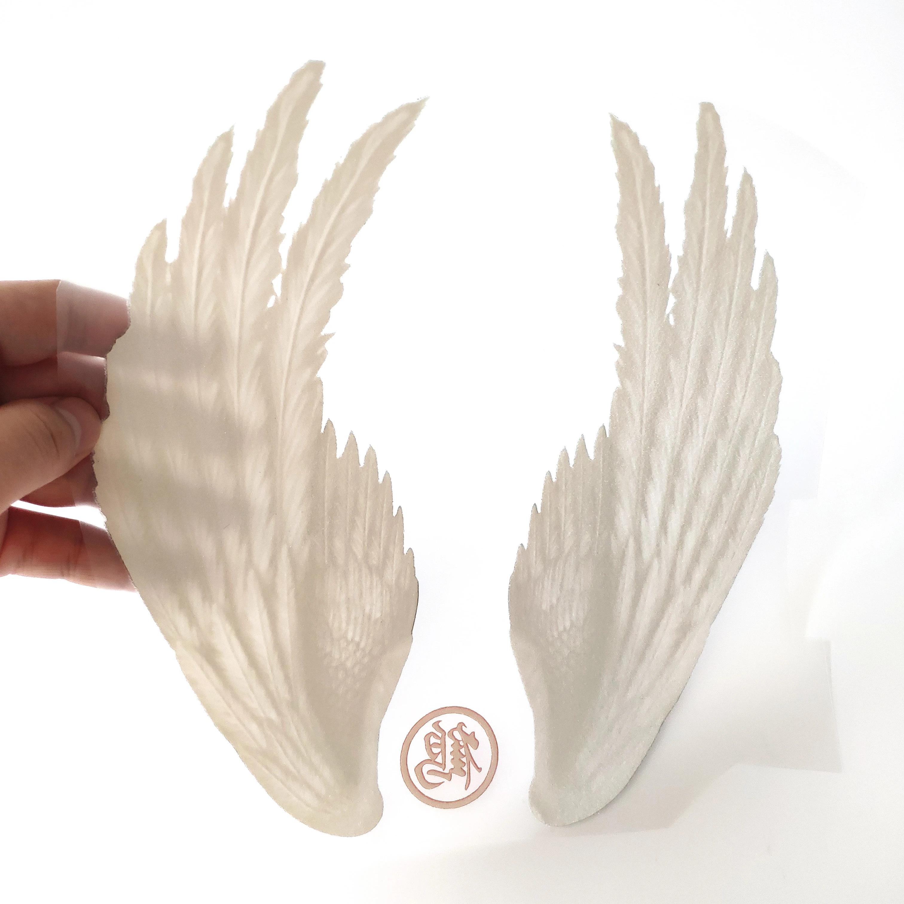 

Patches 23CM Wings Apparel Accessories Diy Women's Clothing T-shirt Thermal Transfer Paper Sticker for Clothes Large Spare Parts