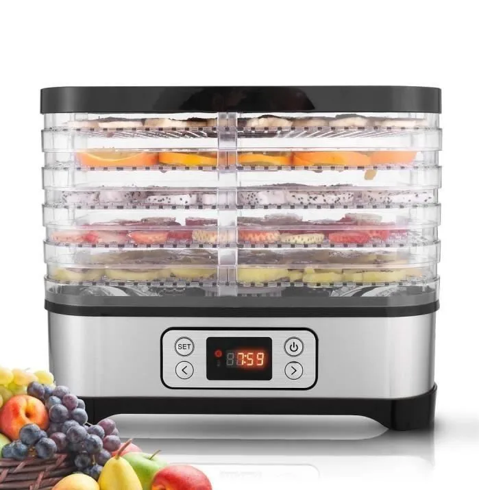 

Бытовой автоматический пищевой Дегидратор, сушилка для быстрого питания, сушилка из нержавеющей стали, электрическая сушилка воздуха, суши...