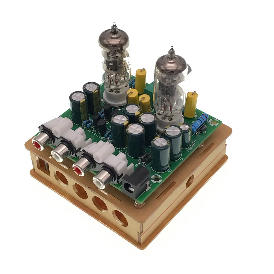 

Newest 6J1 tube preamp amplifier board Pre-amp Headphone amp 6J1 valve preamp bile buffer diy kits(6J1 tube preamp amplifier boa