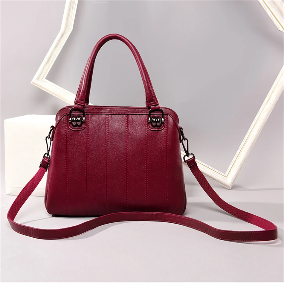 New High Quality Leather Ladies Shoulder Bag Luxury Handbags Women Bags Designer Large Capacity Crossbody Bags For Women
