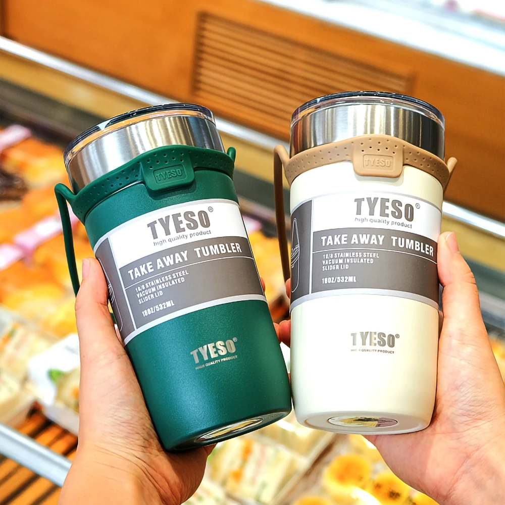 Термос TYESO из нержавеющей стали портативный двойной 304 | Дом и сад