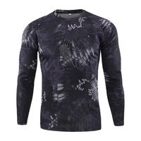 new long sleeve bionics camouflage t shirt quick drying hiking military tactical tops mens hunting camping shirts brand clothing