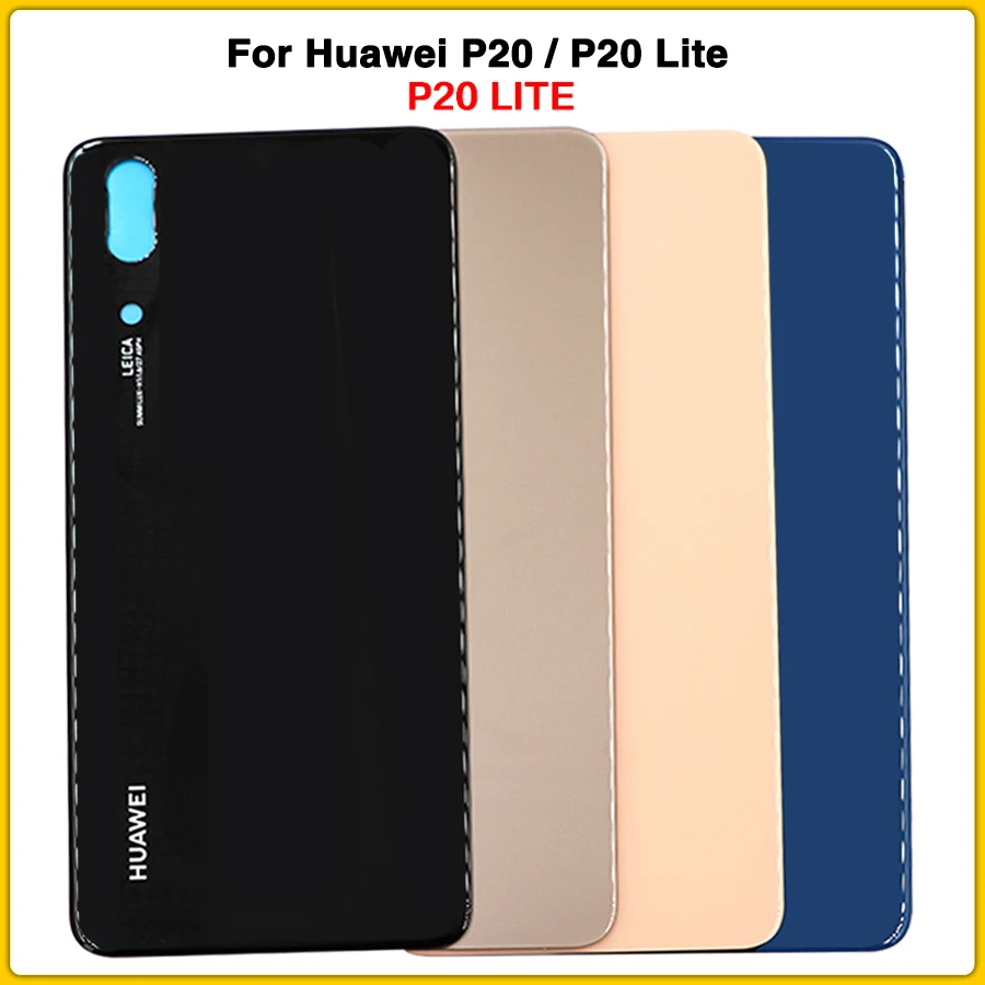 Чехол для задней панели P20, стекло для huawei P20 P20 Lite Nova 3e, задняя крышка для батареи, запасная крышка для задней панели