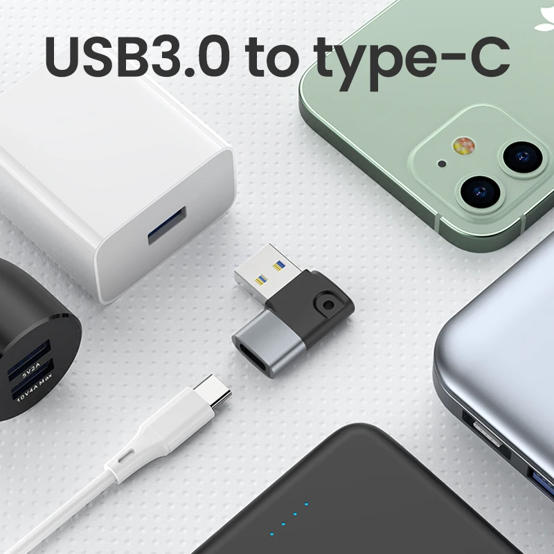 Локоть USB 3.0 Type-C адаптер 3 0 штекер на гнездо для Xiaomi 11 Samsung Galayxy S9 S8 ноутбука C |