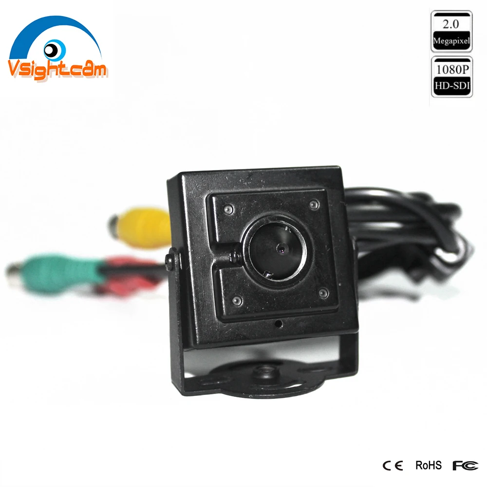 Камера видеонаблюдения HD-SDI 2 МП квадратная мини-камера Panasonic CMOS Full 1080P размер 34*34