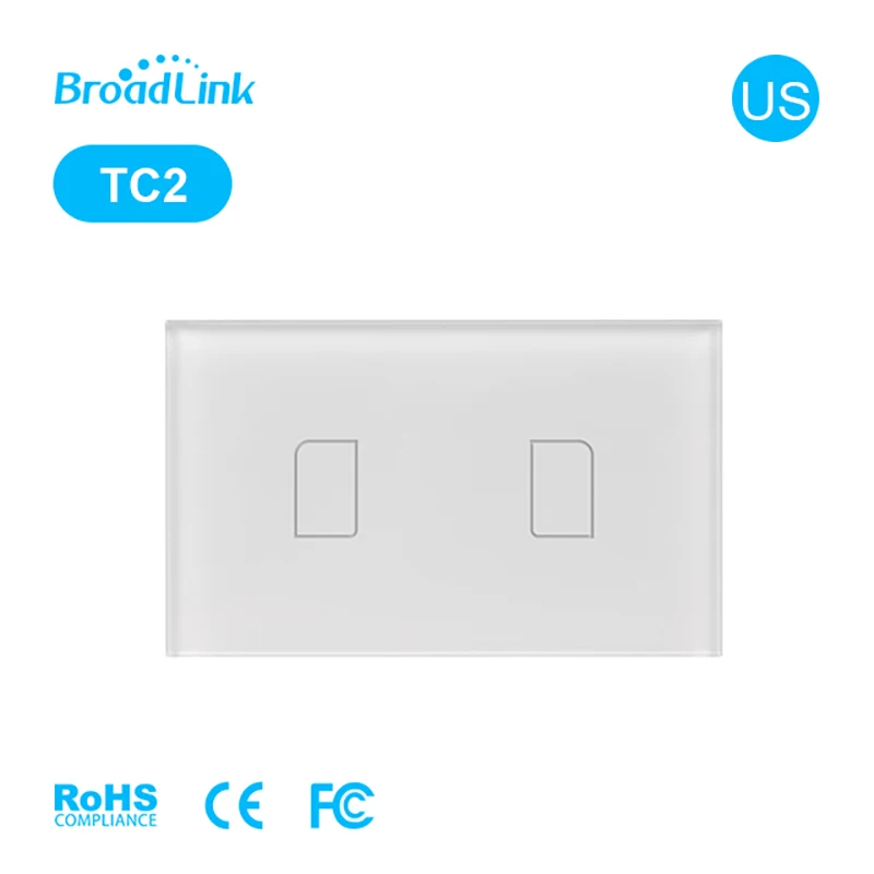 Беспроводной Выключатель Света BroadLink US TC2 123 клавиш 110 ~ 150 в 433 МГц Wi Fi сенсорный