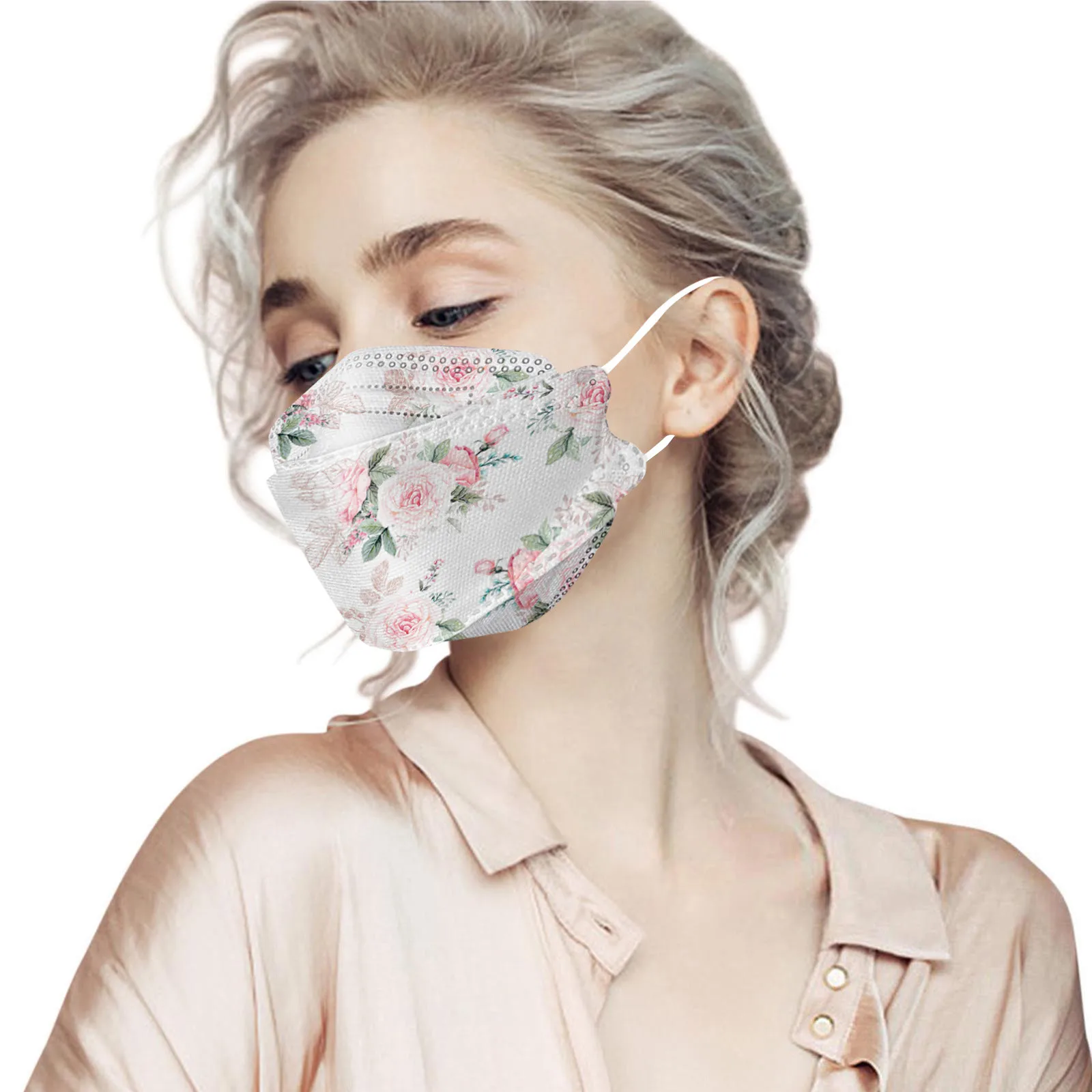 5 шт. маски для лица с принтом в виде рыбок | Тематическая одежда и униформа