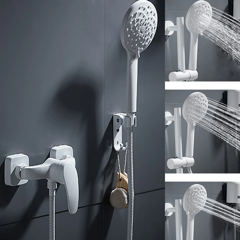 

Dofaso, ретро смеситель для душа для ванны, Белый настенный смеситель для ванной комнаты, смесители для душа «Водопад» для ванны, смеситель для ...