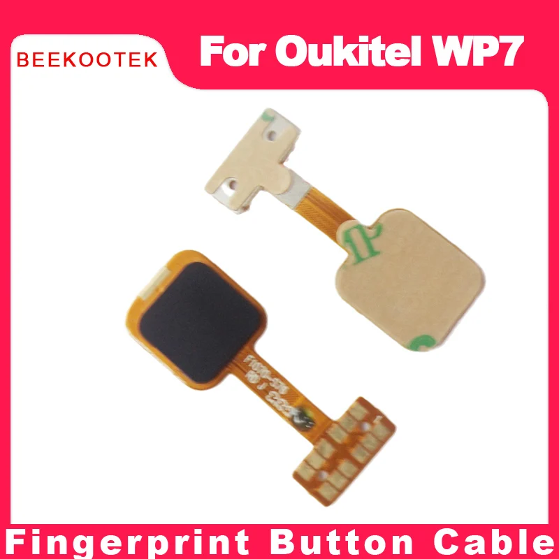 

BEEKOOTEK оригинальный новый для Oukitel WP7 датчик отпечатков пальцев кнопка гибкий кабель для Oukitel WP7 мобильный телефон