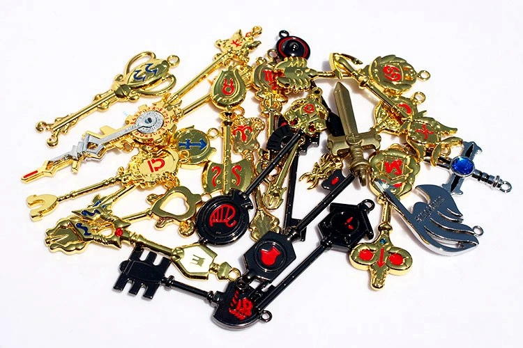 Набор ключей сказочного хвоста аксессуары для аниме косплея оружие коллекция