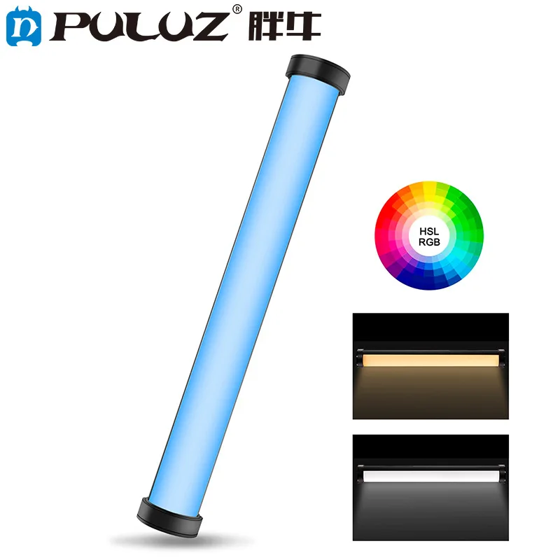 Enlarge RGB Colorful Photo 3200K-6000K LED Stick Video Light Handheld Stick LED Video Light Lamp Magnetic LED Fill Light 7800mAh