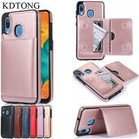phone case for samsung galaxy a20 a30 case luxury flip leather magnetic buckle wallet cover for galaxy a30 case phone bags shell