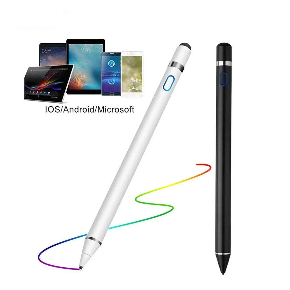 

Stylus Pencil for Apple IPad Android Tablet Pen Drawing Pencil 2in1 Capacitive Screen Touch Pen Mobile Phone Smart Pen Accessory