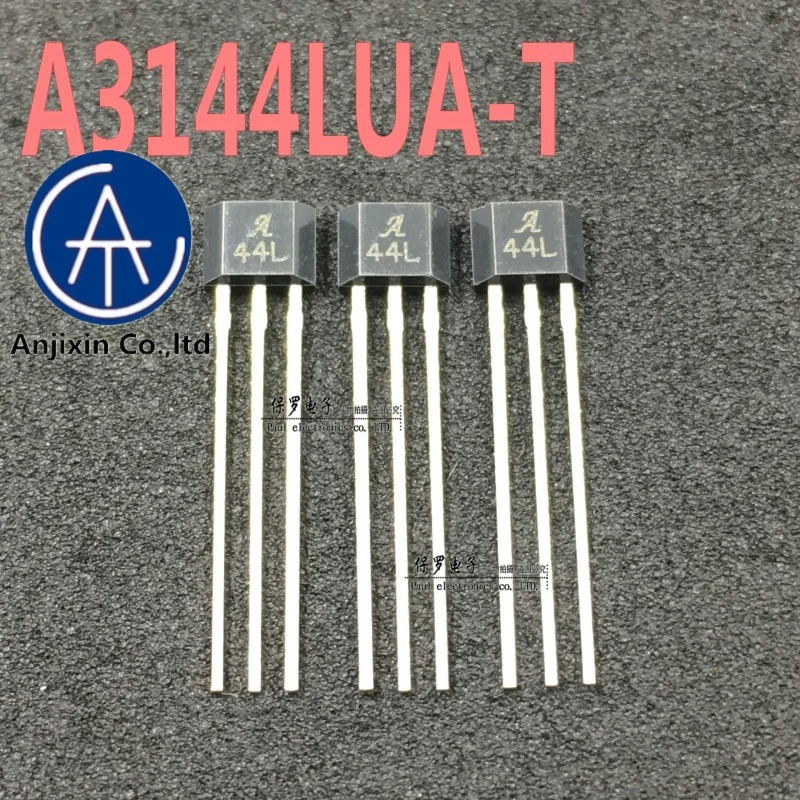 Магнитный переключатель Холла A44L, 10 шт., 100% оригинальный, новый, в наличии, однополярный, элемент A3144LUA-T 44L, датчик Холла TO-92S