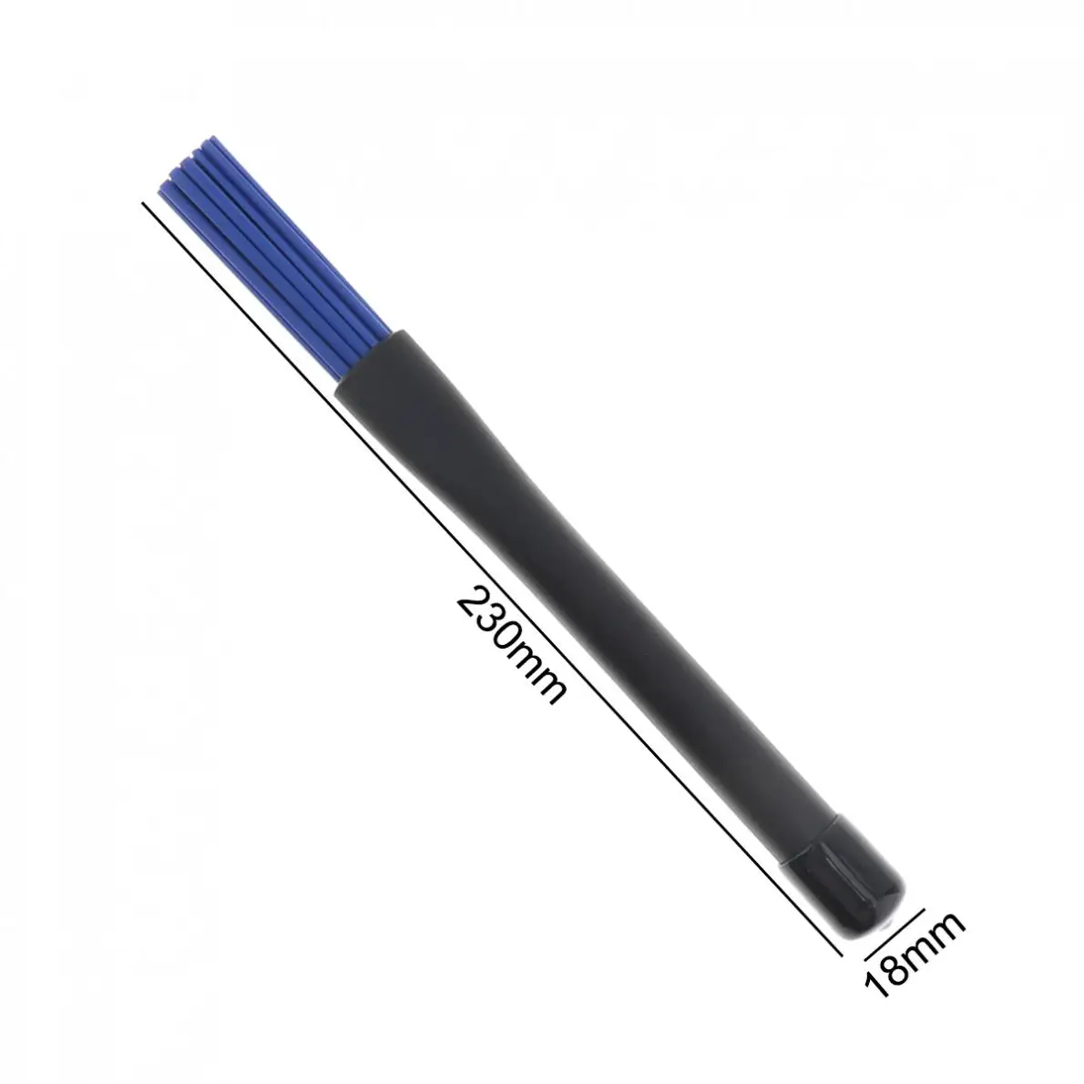 Выдвижные джазовые ударные щетки из синего нейлона 2 шт. палочки с черными