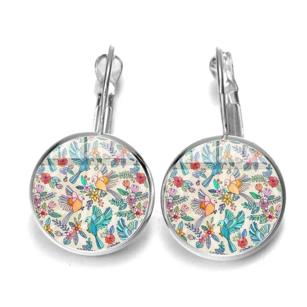 Азиатских Хохлома русским народным творчеством узор серьги для женщин и девочек