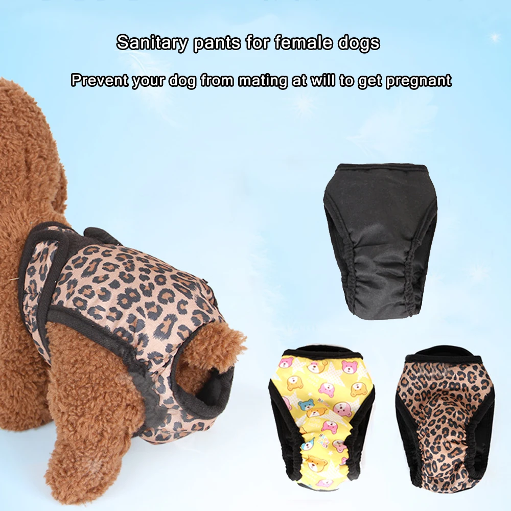 Гигиенические трусы для собаки-сучки физиологические штаны Подгузники собаки