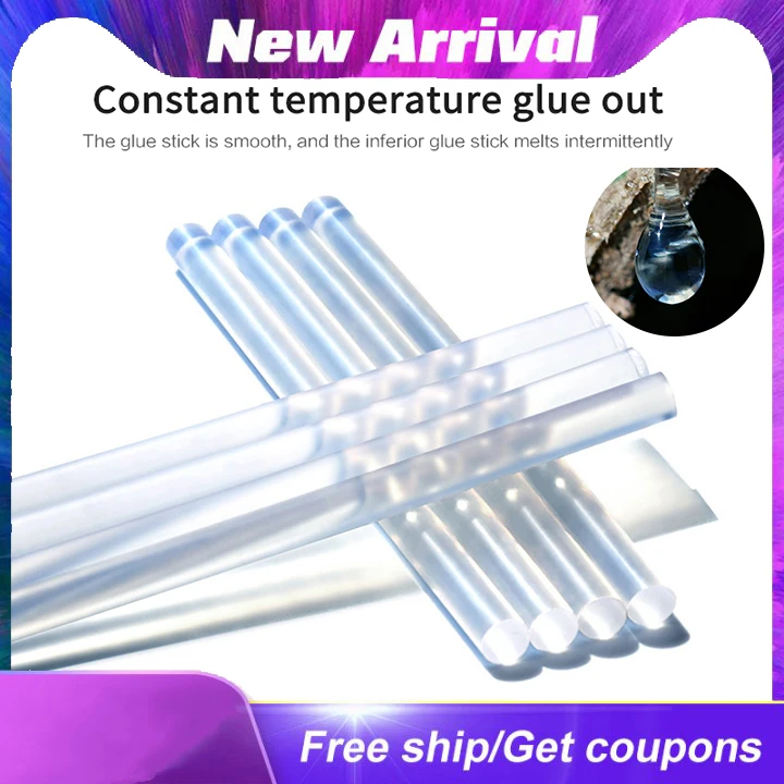 

1/5Pcs/Lot 7MM/11MM Transparent Hot Melt Glue Sticks For Electric Glue Gun Craft Album Repair Tools For Kitchen Accessories Tool