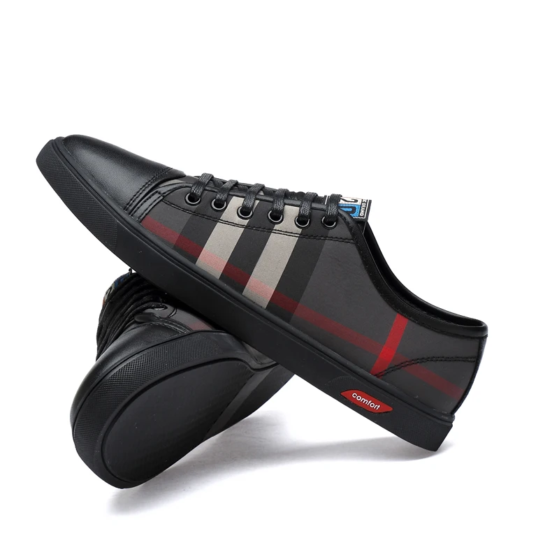 New Arrival Men Skateboarding Shoes Tenis Masculino Mens Trainers Lace-Up Sneakers Black&ampWhite Casual Plus Size 37-45 | Обувь