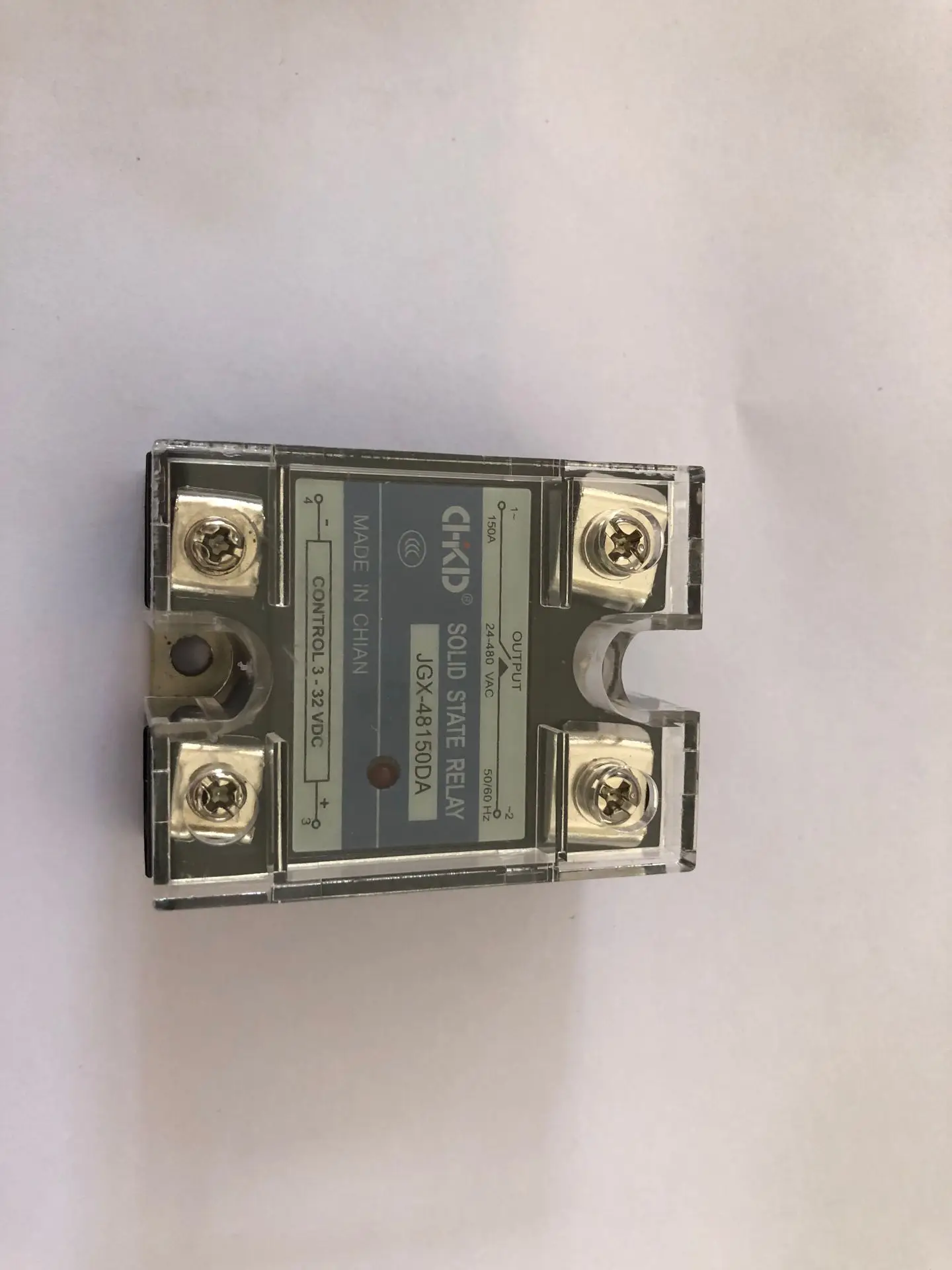 Однофазное твердотельное реле JGX48150DA, вход 3-32 В постоянного тока, выход 24-480 В переменного тока, JGX-48150DA, 150DA, SSR Для проксимного датчика