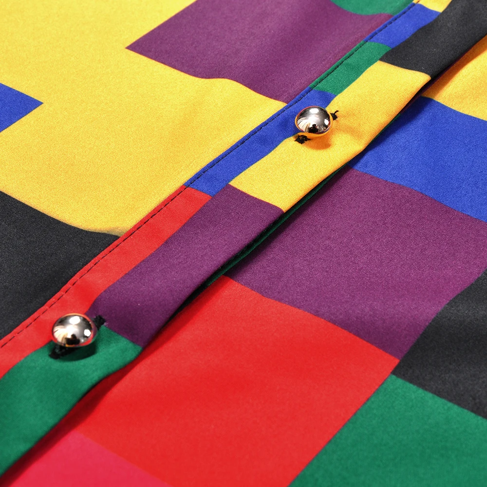 Женская летняя блузка с геометрическим рисунком свободная | одежда