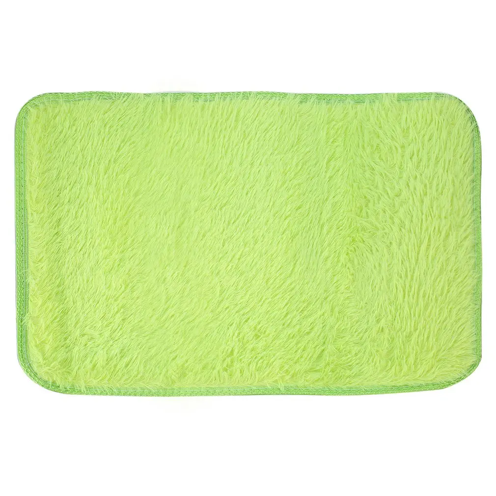 

40x60CM Solid Color Soft Home Living Room Floormat Carpet Modern Design Anti-Slip Balcony Kitchen Rugs Carpet