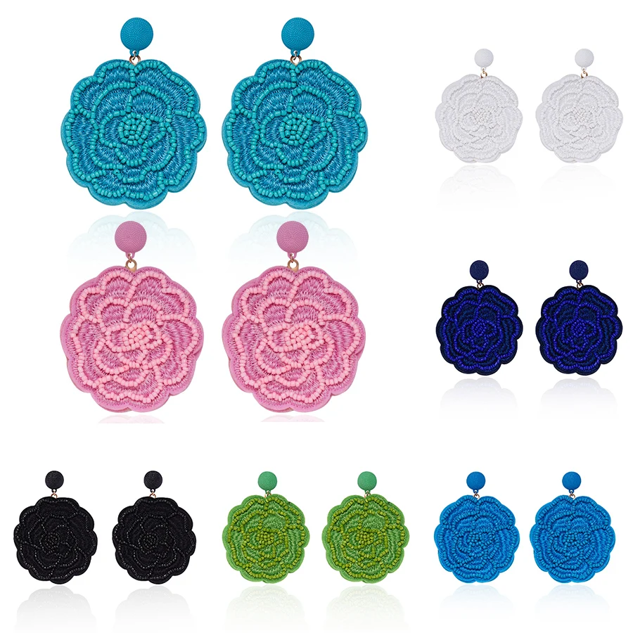 Этническая большой с бисером и цветочным принтом для девочек бахромой