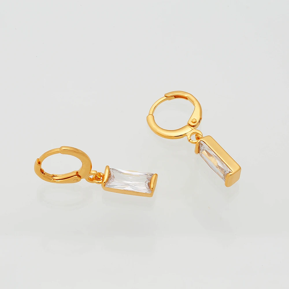 Женские Серьги-подвески с фианитом YMYW элегантные геометрические Серьги вечерние