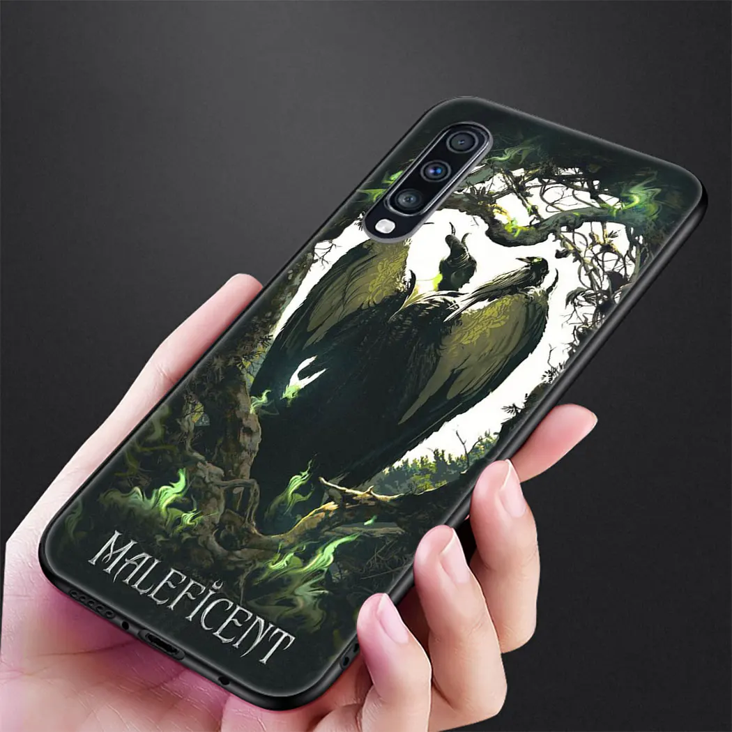 Мягкий силиконовый чехол Maleficent Angelina для samsung Galaxy Note 8 9 10 Plus A50s A40s A30s A20s A10s TPU |