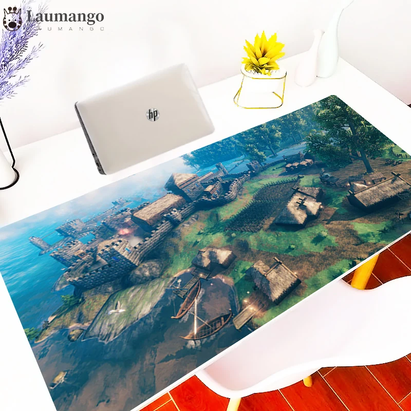 

Mouse Pad Valheim Large 90x40cm Rubber Table Gaming Accessories Mousepad Professional Computer Desk Keyboard Mat For CSGO DOTA2