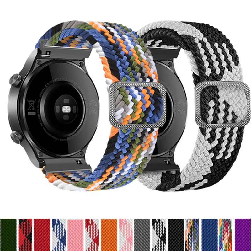 

Ремешок для Samsung Galaxy watch 4/classic/46 мм/3 Gear S3 frontier/active 2/amazfit GTS, браслет для Huawei GT/2/3/Pro, 20 мм 22 мм