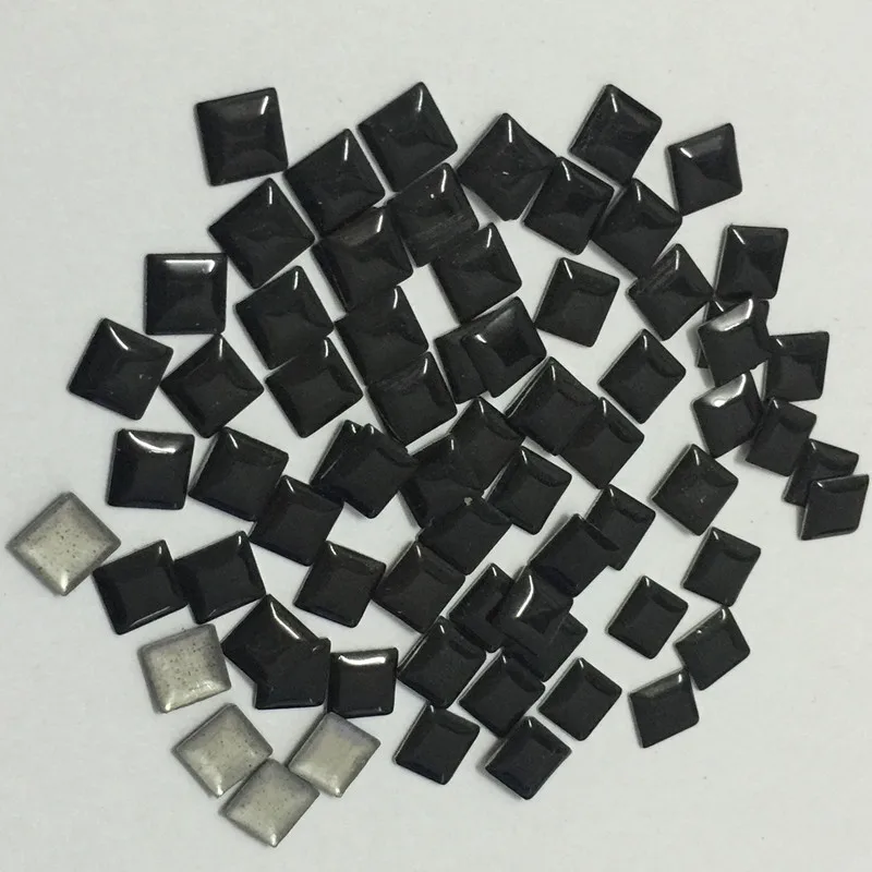 1440 шт./10 г 5*5 мм горячая фиксация плоская задняя черная квадратная