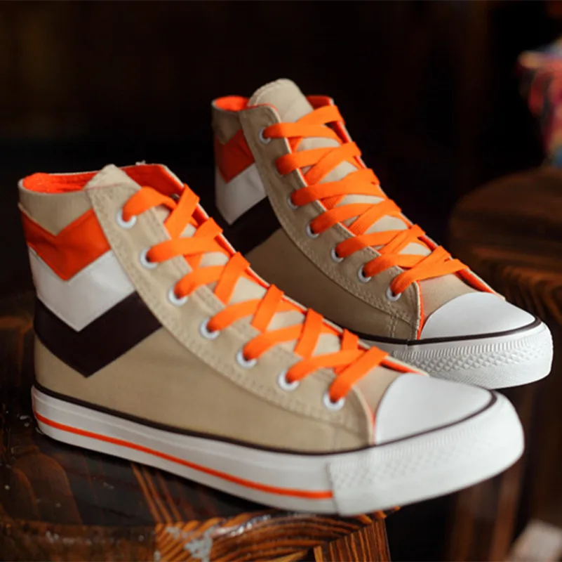 Мужские высокие кеды Классические холщовые кроссовки на шнуровке повседневная