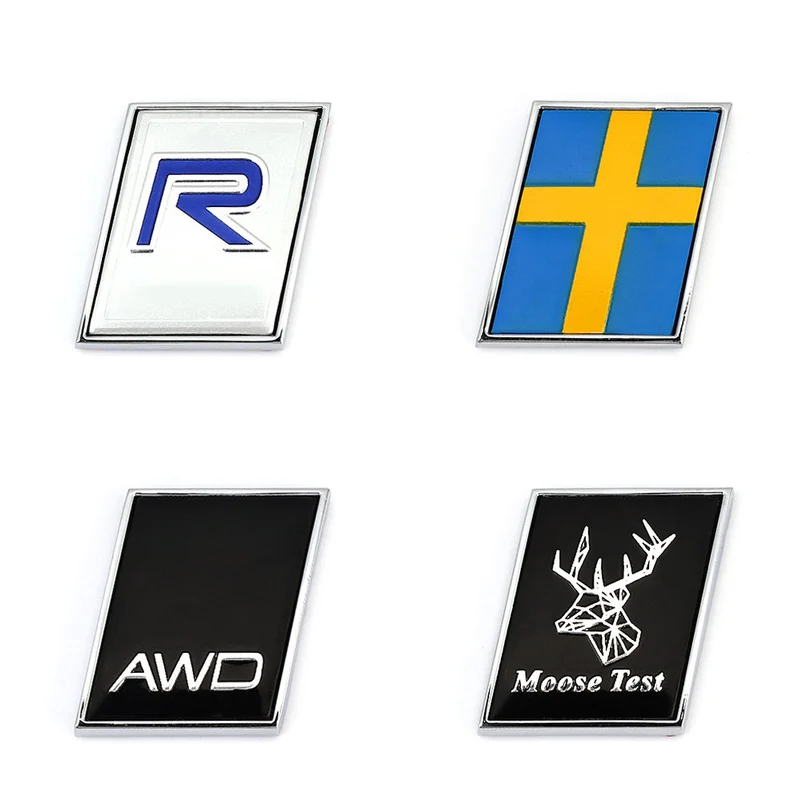 Металлическая эмблема логотип наклейка на багажник для VOLVO V70 V90 S40 S60 S70 S80 S90 C30 C60 C70