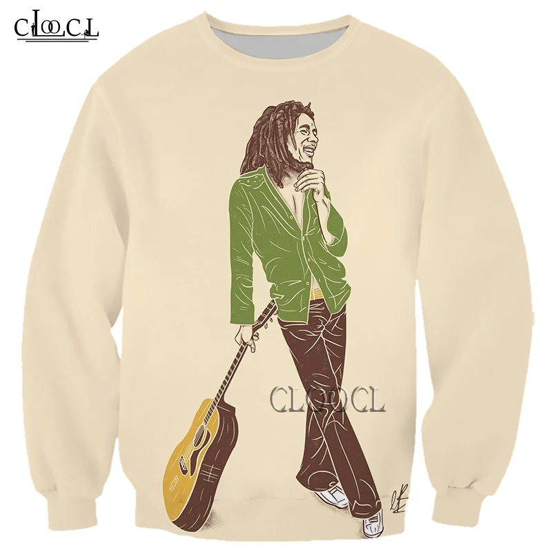 CLOOCL Singer Reggae Creator Bob Marley 3D Print Men Women Sweatshirts Fashion Hip Hop Long Sleeve Tracksuit Tops Drop Shipping