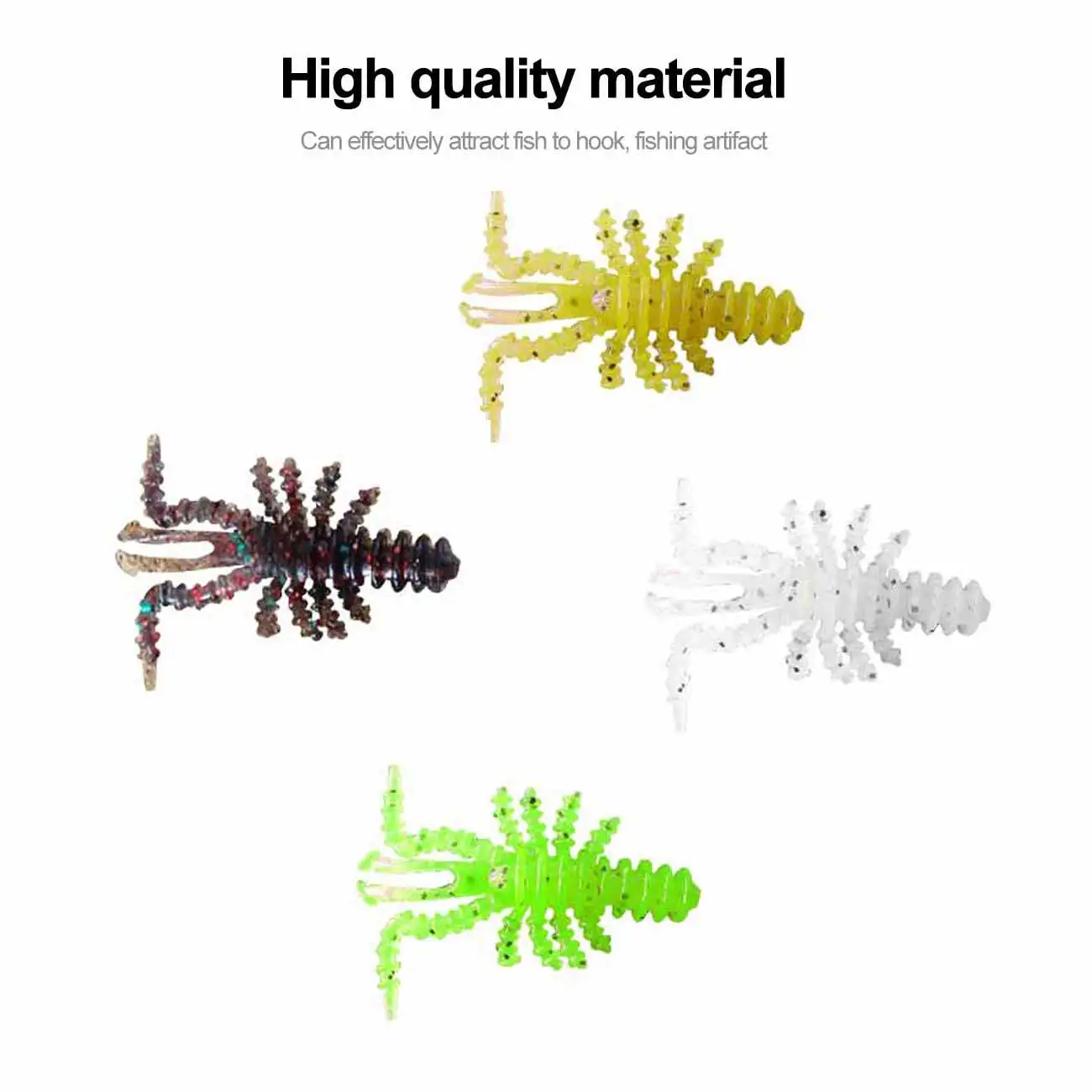 

20pcs Artificial Fishing Lure Set Shrimp Baits Trout Bass Lure Silicone Swimbait Jigging Wobblers Soft Fishing Lure Rubber Bait