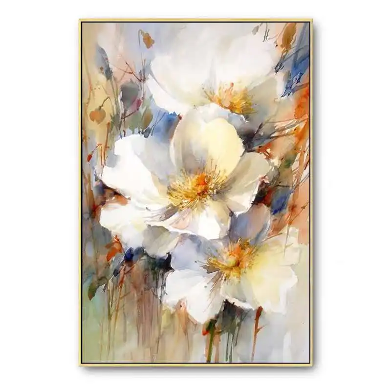 

New Modern minimalist flowers Needlework,sets Cross stitch Handmade 14CT Canvas DIY,Cross-stitch kits,For Embroidery Arts Home