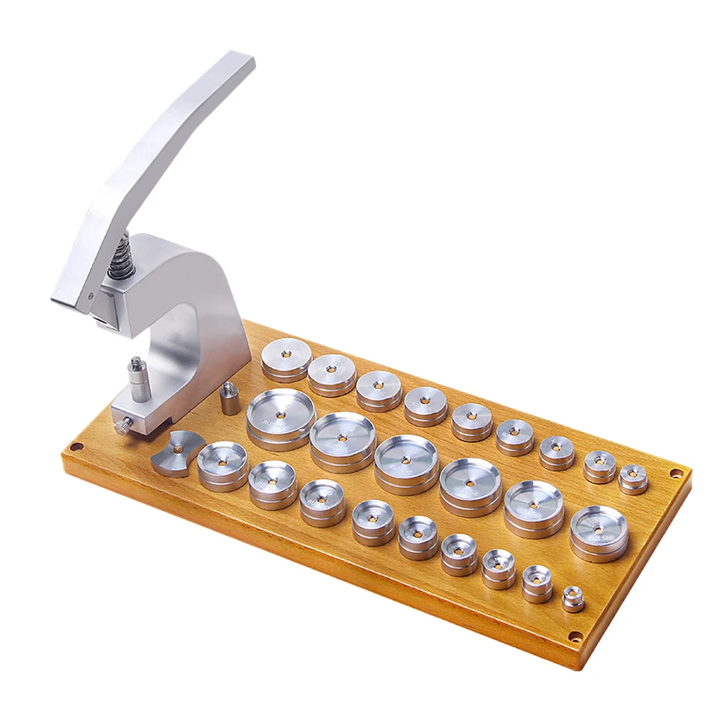 Чехол для задней панели часов с хрустальным стеклом и зажимом 25 штампов |