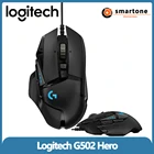 Мышь Logitech G502 Hero Engine 16000DPI RGB Hero 16K Sensor, профессиональная игровая компьютерная программируемая мышь 11 кнопок под заказ
